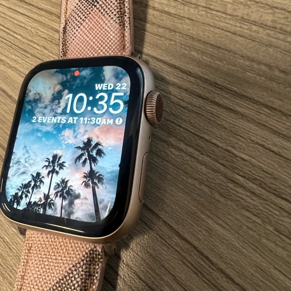 Apple Series 5 Rose Gold iwatch. 44 mm.